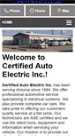 Mobile Screenshot of certifiedautoelectricinc.com